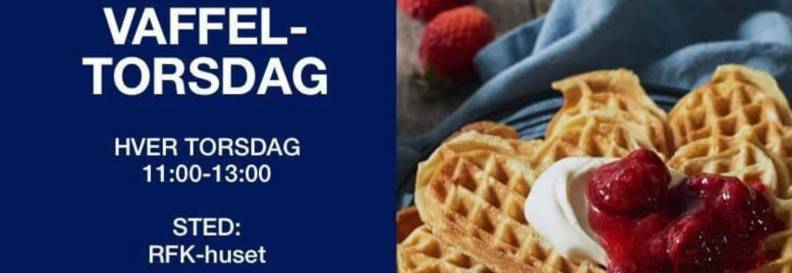 Vaffeltorsdag på RFK-Huset